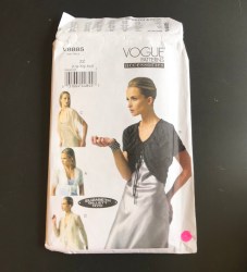 8885 VOGUE EZ NY SILKY / LACE TIED OR NOT JACKETS PATTERN XS-M, L-XXL choice uncut